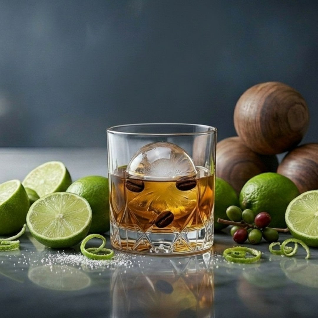 Bay Rhum Glass and Citrus
