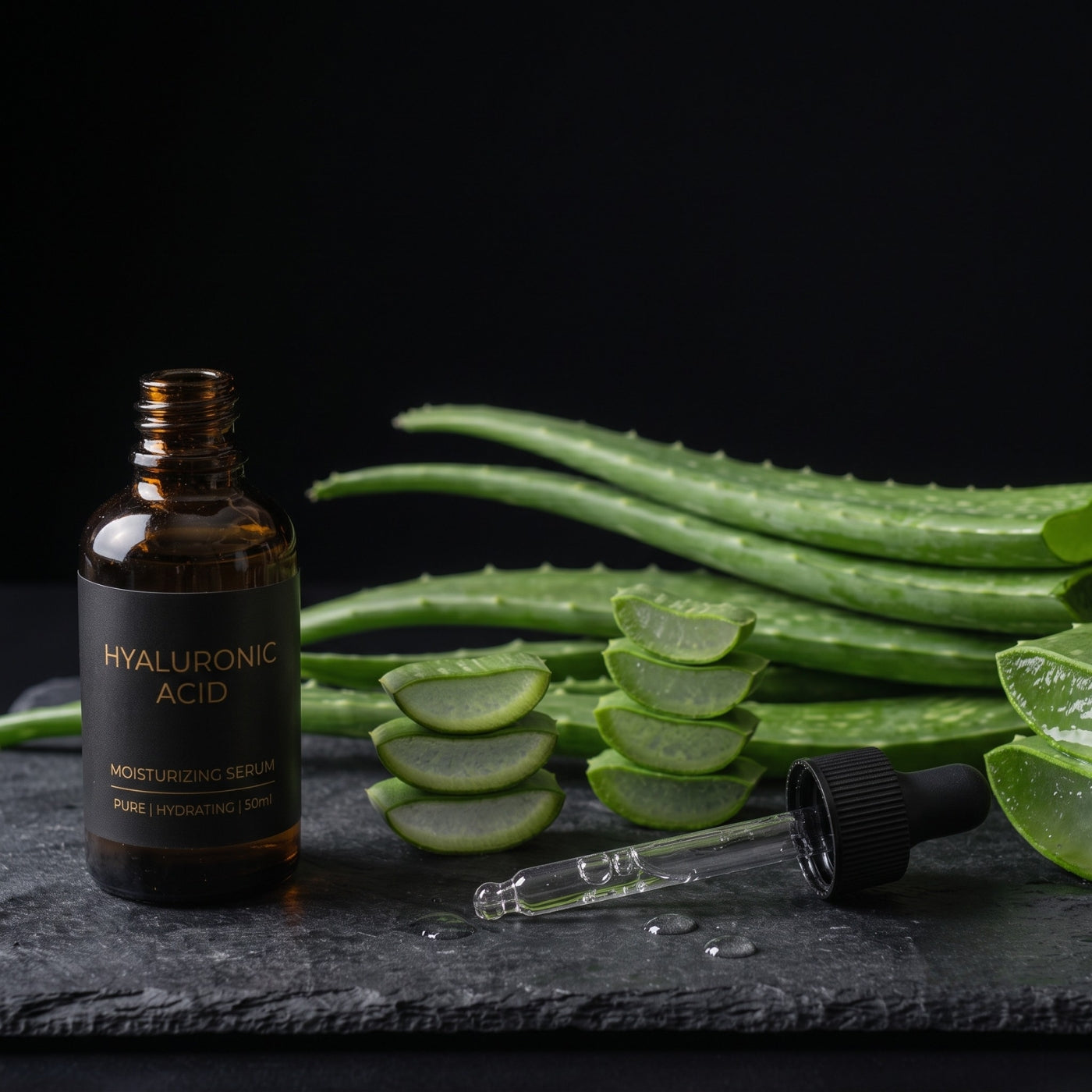 Hyaluronic Acid & Aloe ingredients