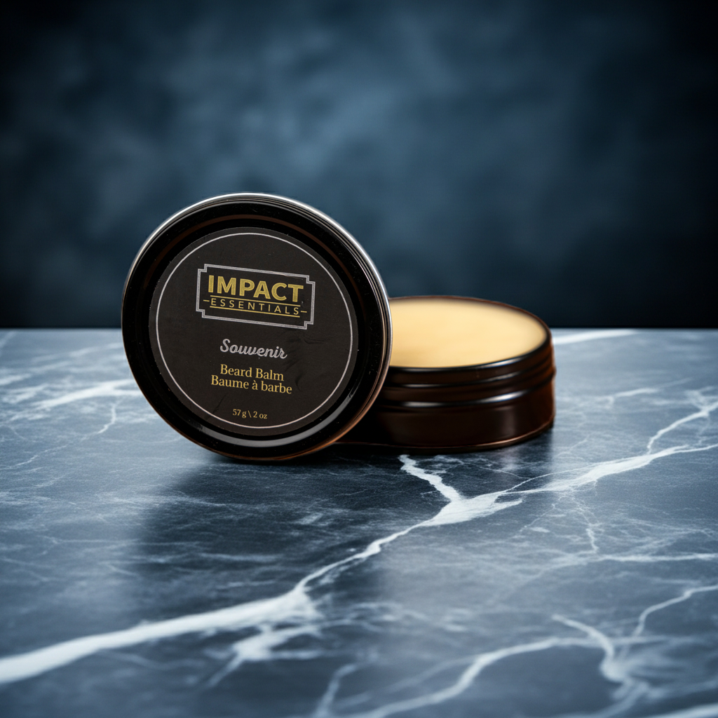 Souvenir Natural Beard Balm - Bay Rum and Sandalwood Blend