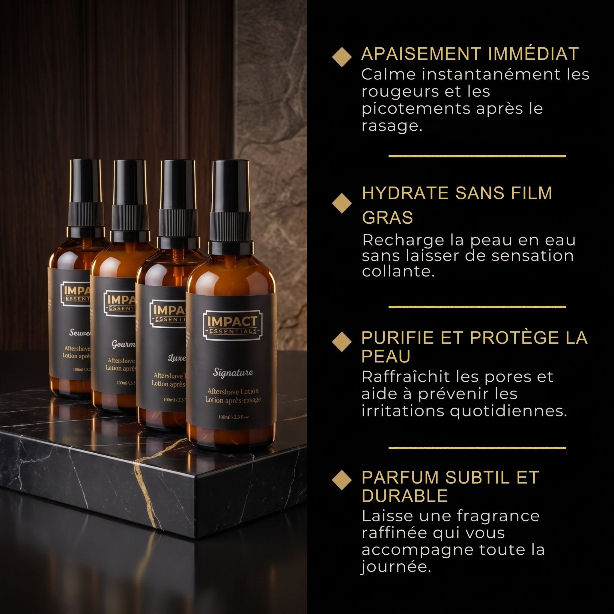 Souvenir Aftershave | Bay Rum & Sandalwood - Impact Essentials - Aftershave - Souvenir Aftershave | Bay Rum & Sandalwood