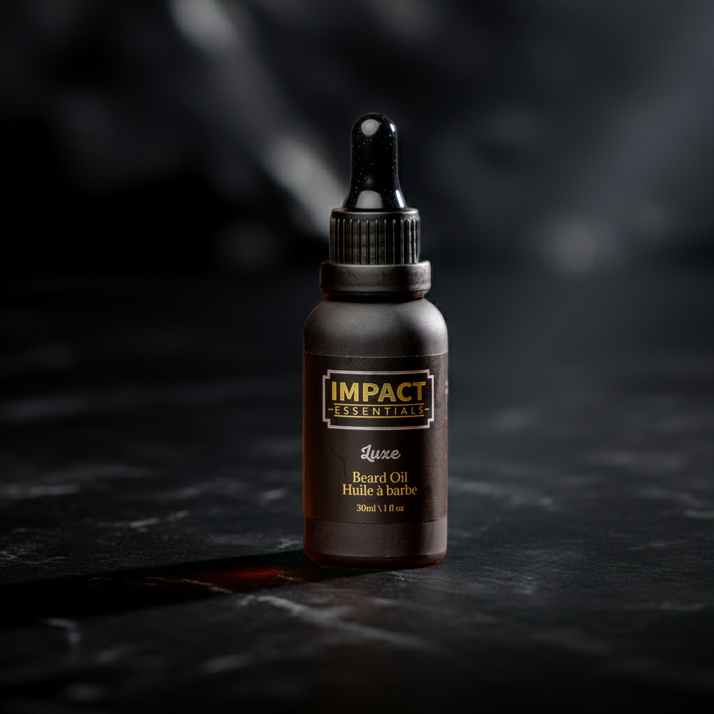 Luxe Natural Beard Oil - Cherry Tobacco and Cedarwood Blend by IMPACT Essentials