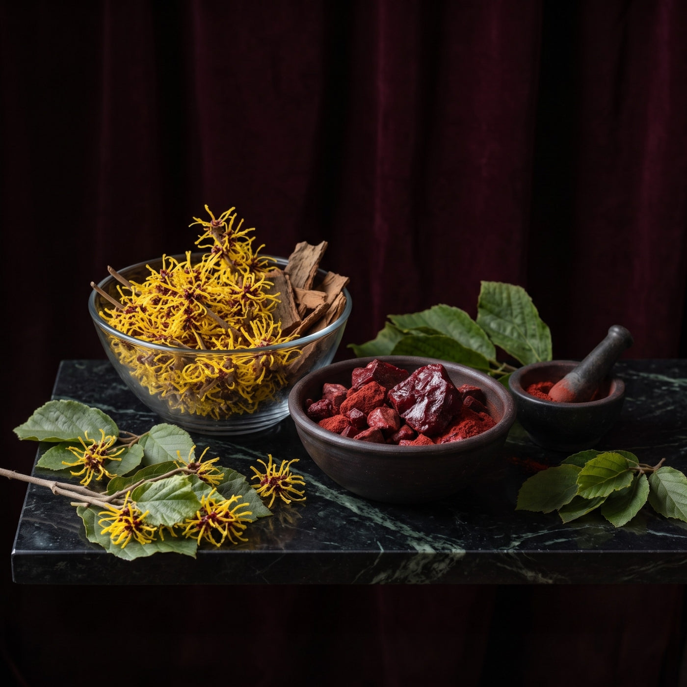 Witch Hazel & Dragon Blood Ingredients