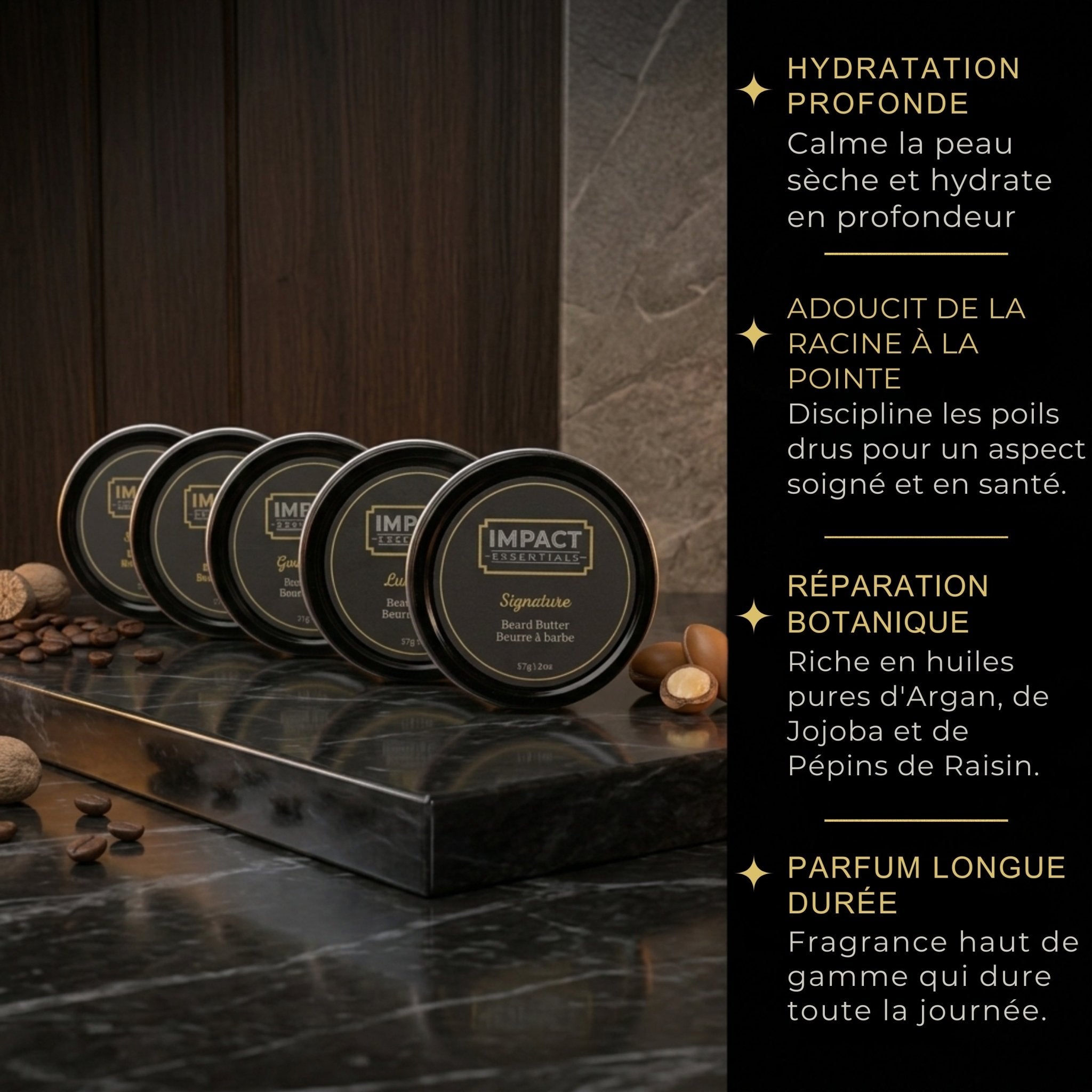 Souvenir conditioning beard butter by IMPACT Essentials for mens grooming